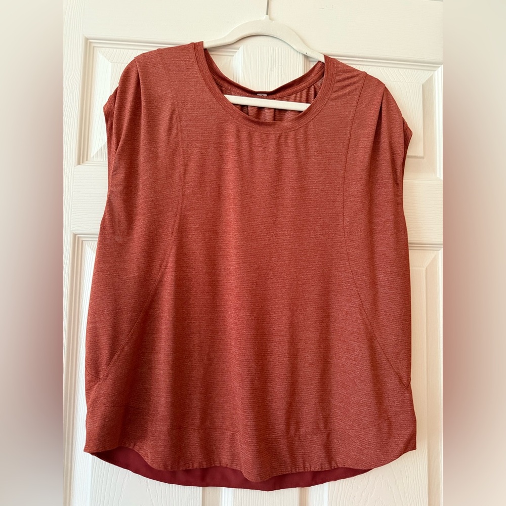 Lululemon Rust Sleeveless Top